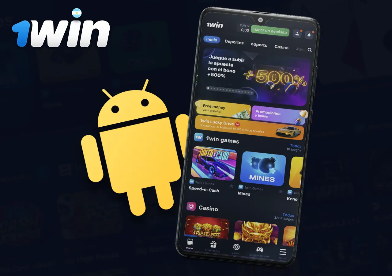 Cómo descargar la aplicación móvil 1win en Android paso 1